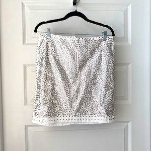 Like New WHBM Embellished Skirt